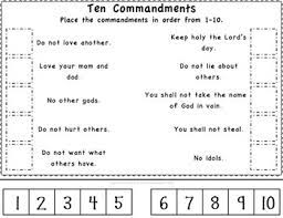 When we talk about 10 commandments catholic kids worksheets we have collected various variation of photos to add more info. Ten Commandments Cut Paste Worksheets For Kids Christian Tpt
