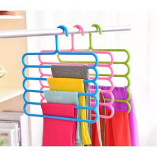 Try not to lose any limbs along the way! Plastic 5 Layers Multi Purpose Clothes Hanger Zeb Sales
