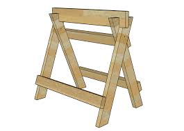 This post contains affiliate links. Simple Folding Sawhorse Famous Artisan