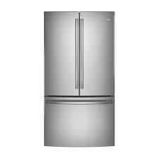 Ge 28 7 Cu Ft French Door Refrigerator In White Energy Star Gne29ggkww The Home Depot In 2020 French Door Refrigerator French Doors Fridge French Door