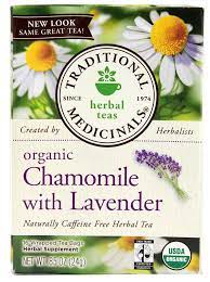 Traditional Medicinals Herbal Tea Organic Chamomile With Lavender 16 Tea Bags Herbal Tea Organic Herbal Tea Herbalism