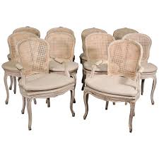 Set 10 French Louis Xv White Painted Cane Maison Jansen Dining Chairs Circa 1920 In 2020 Dining Room Chairs Modern Dining Room Chairs Cane Dining Chairs