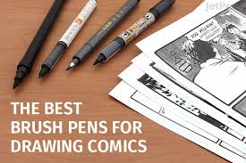 When trying to produce quality work, this is the best pen for sketching. The Best Brush Pens For Drawing Comics Jetpens