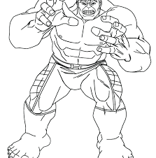 Download or print this coloring page in one click: The Hulk Drawing Easy Novocom Top