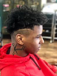 Drop Fade Haircut With A Curved Hard Part Fade Haircut Drop Fade Haircut Tapered Haircut