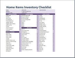 Comprehensive Home Inventory Checklist Template List Template Doctors Note Template Home Inventory