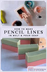 How To Make Pencil Lines In Melt Pour Soap Charcoal Pencil Lines Are A Design Technique Use Video Handmade Soap Recipes Handmade Soap Diy Handmade Soap Packaging