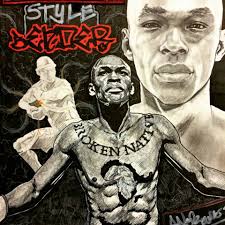 Woman wearing brown hat and white and black dress wallpaper, warrior. 10 Israel Adesanya Wallpapers On Wallpapersafari