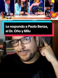 Hoy le responderé al dr. Oño, Benza y Milu en mi canal de YouTube.  #laroronetwork #paolobenza #jorgecalmet