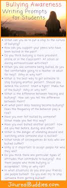 Bullying Awareness Writing Prompts For Students In 2020 Prompts Bullying Writing Prompts For Kids