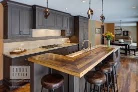 Grothouse lumber builds custom wood countertops, butcher block countertops, bar tops, chopping blocks. Grothouse Lumber Company Wood Countertops Drury Design