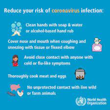 World Health Organization (Who) - Reduce Your Risk Of Coronavirus Infection  | Facebook