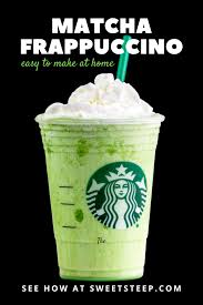 Starbucks Matcha Green Tea Frappuccino Recipe Sweet Steep Recipe In 2020 Matcha Green Tea Frappuccino Recipe Green Tea Frappuccino Recipe Matcha Frappuccino