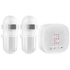 Infrared motion detectors will alert you when guests are approaching hundreds of feet from your home door. Wireless Driveway Alarm Motion Detector 1000ft Long Range 36 Melodies Outdoor Motion Sensor Alarm Weather Resistant Domoticans