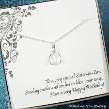 40th Birthday Present Ideas For Sister In Law Sister In Law Necklace Jewelry Sister In Law Birthday Gift Sister In Law Gift Gift For Si Birthday Gifts For Sister Unique Gifts For Sister Gifts For Sister