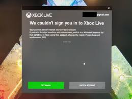 We Couldn T Sign You In To Xbox Live Microsoft Community