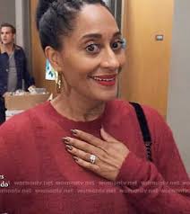 WornOnTV: Rainbow's red sweater