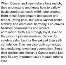 It wouldn't take long for them to start dating officially. Pin By Tommy Twix On Cancer Woman Cancer And Leo Relationship Leo And Cancer Cancer And Leo Compatibility