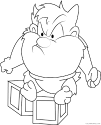 All rights belong to their respective owners. Baby Cartoons Coloring Pages Angry Baby Taz Printable 2021 0424 Coloring4free Coloring4free Com