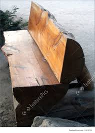 Log Bench At Overview Stock Image I1019710 At Featurepics