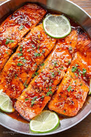 Spicy Honey Glazed Salmon Recipe Recipe Easy Salmon Recipes Salmon Glaze Recipes Honey Glazed Salmon Recipe