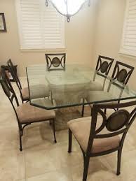 The sleek neutrality of this set ensures easy coordination with your existing decor and tableware. 43 Rectangular Glass Dining Table Set For 6 Quality Teak