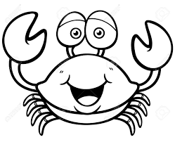 Sea animals coloring pages it is not education only, but the fun also. Vector Illustration Of Cartoon Crab Coloring Book Royalty Free Cliparts Vectors And Stock Illustration Image 32309749