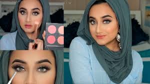 wet eye makeup hijab tutorial you