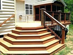 Wooden Front Steps Design Ideas Wooden Front Steps Design Ideas Deck Stairs Natural Wooden For House Design Idea Exterior Stairs Deck Stairs Back Porch Designs