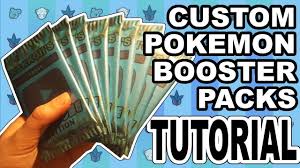 Mtg card maker is not affiliated with, endorsed, sponsored, or specifically approved by wizards of the coast llc. How To Make Your Own Custom Pokemon Booster Packs Tcg Corner 2 Youtube