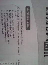 Berikut Ini Contoh Kegiatan Konsumsi Brainly Co Id