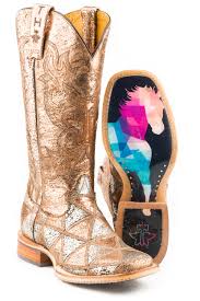 Tin Haul Womens Mish Mash Geometric Steed Sole Cowboy Boots
