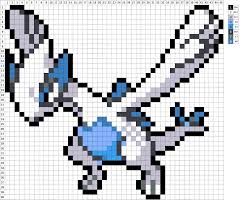 ポケモン】ルギアの作り方【アイロンビーズ簡単図案】 | なやここブログ