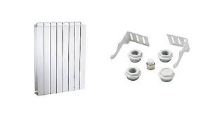 Radiateur Eau Chaude Aluminium Opala 1002 W Kit D Installation Castorama
