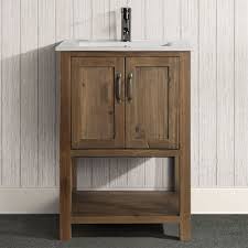 W 84 x d 22 x h 34 valentino collection. Design Element Austin 24 Reclaimed Wood Single Sink Bathroom Vanity In Walnut No Assembly Required Walmart Com Walmart Com