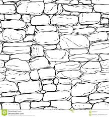 Black And White Bricks Clip Art Vector Hand Drawn Texture Brick Wall Sett Paving Seamle Seamless Pattern Paver Urban Style Structured Ornament Brick Wall Drawing Texture Drawing Drawing Rocks