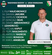 What's the radomiak radom score? Rks Radomiak Radom On Twitter Prezentujemy Sklad Radomiaka Na Dzisiejszy Mecz Z Legiawarszawa Poczatek O Godz 20 00 Transmisja W Canalplus Sport Gramyrazem Ekstraklasa Https T Co Rxgvcboo2f