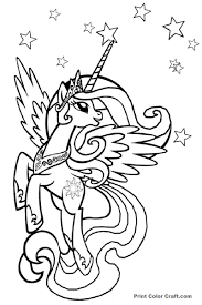 We hope you enjoy these fun my little pony coloring pages. Printable My Little Pony Unicorn Coloring Pages Novocom Top