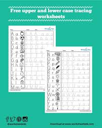 You can also choose to laminate them and use them with. Free Printable Alphabet Letters Upper And Lower Case Tracing Worksheets