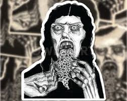 Trypophobia Art Sticker: Scary Gore, Waterproof Laptop Decal