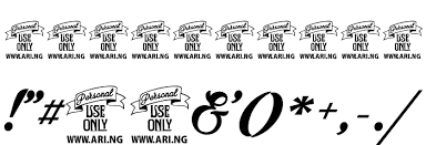 To purchase the full font and a commercial license, visit Quincho Script Personal Use Font Ffonts Net