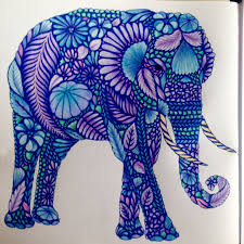 Download dancing elephant coloring page. Elephant Millie Marotta Tropical Wonderland Millie Marotta Tropical Wonderland Coloring Book Art Millie Marotta Animal Kingdom