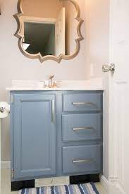 Clean the cabinets, here i used white lightning mixed with water in a spray bottle and some paper towels. How To Paint Bathroom Vanity Cabinets That Will Last The Diy Nuts