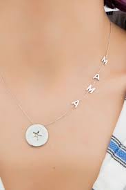 Personalized Initial Dangle Hanging Letter Custom Letters Etsy Letter Necklace Silver Letter Necklace Name Necklace