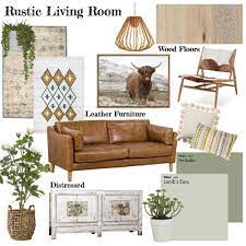 Modern Rustic Boho Living Room Interior Design Mood Board By Alainaphillippi Rustic Boho Living Room Boho Living Room Modern Boho Living Room