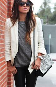 Black And White Blazer Womens Outfit Promotion Cabi Spring 2014 Collection Fashion Style My Style