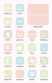 Ios 14 App Icons Cute Pastel Tones