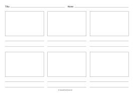 Printable storyboard template 4 boxes. Blank Storyboard Templates Various Portrait And Landscape Styles Teachwire Teaching Resource