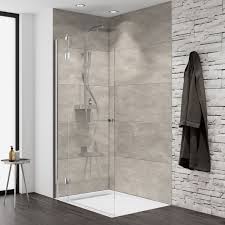 Das profil aus edelstahl wird in der rohkunstruktion gesetzt. Hsk Walk In Walk In Dusche Hsk 1733100 S Badshop De