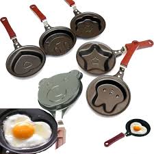 1pcs Mini Love Omelette Pan Non Stick Frying Pan Small Frying Pan Omelette Mold Creative Breakfast Each Pot Creative Breakfast No Egg Pancakes Cooking Tools